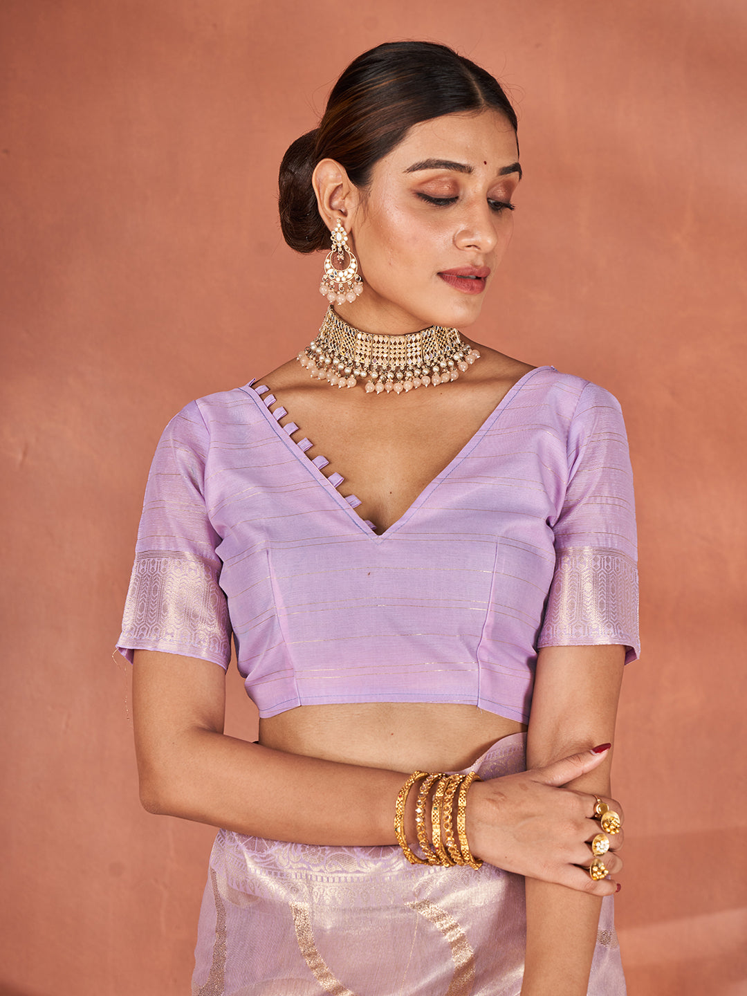 Etasha Silk In Lilac