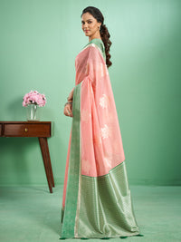 Rohini Cotton In Peach & Green