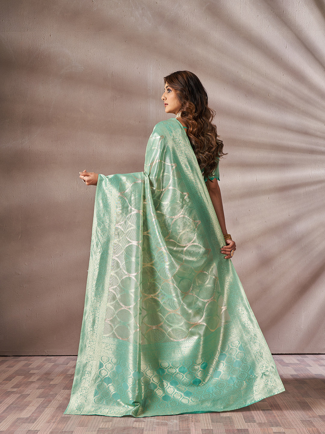 Samiksha Silk in Teal