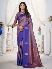 Jamuna Silk in Peacock Blue