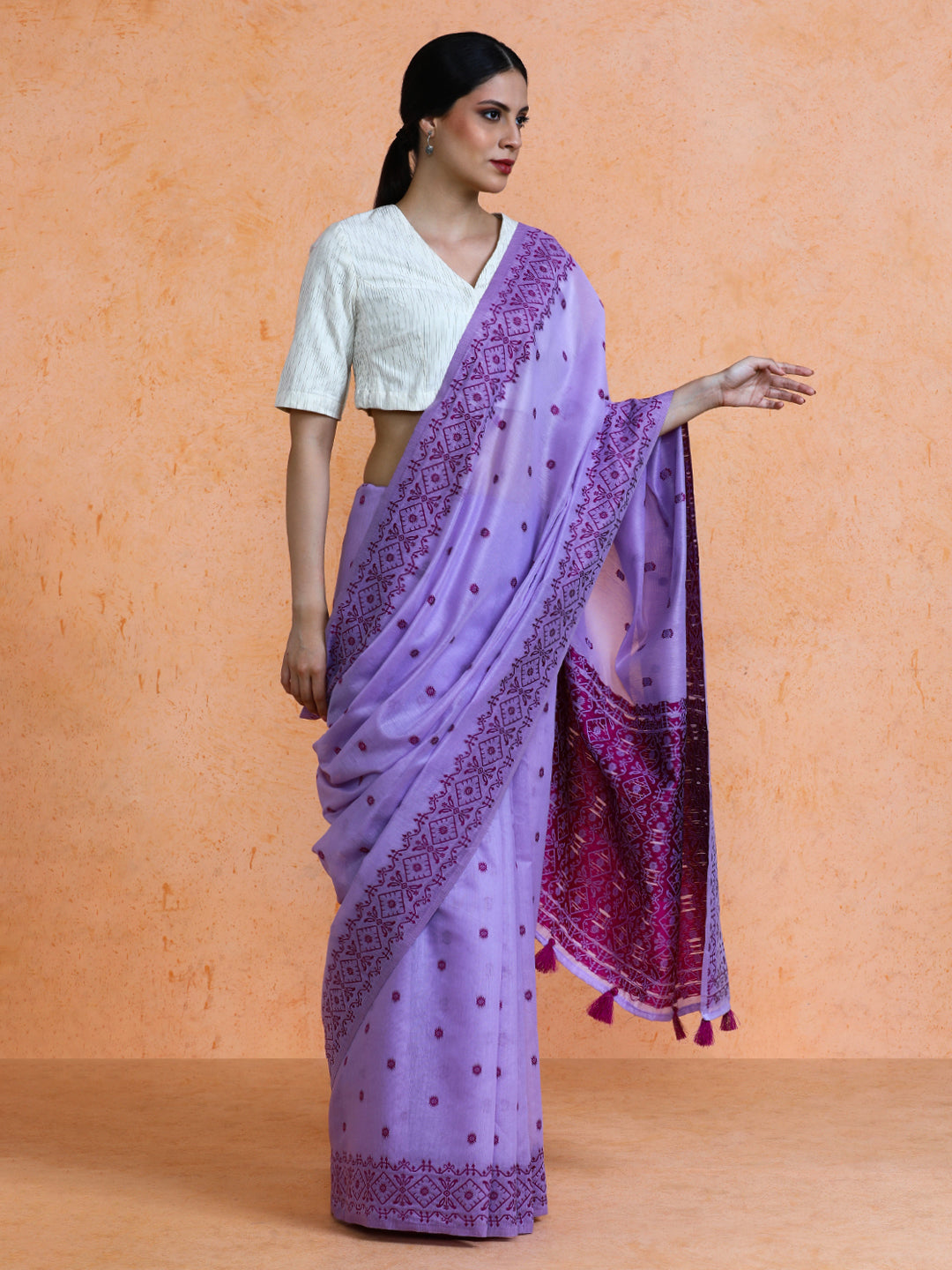 Dhrisha Cotton in Lavender