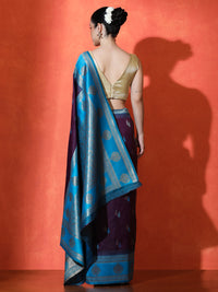 Ivory Silk in Blue