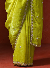 Embellished Beads and Stones Heavy Work Saree