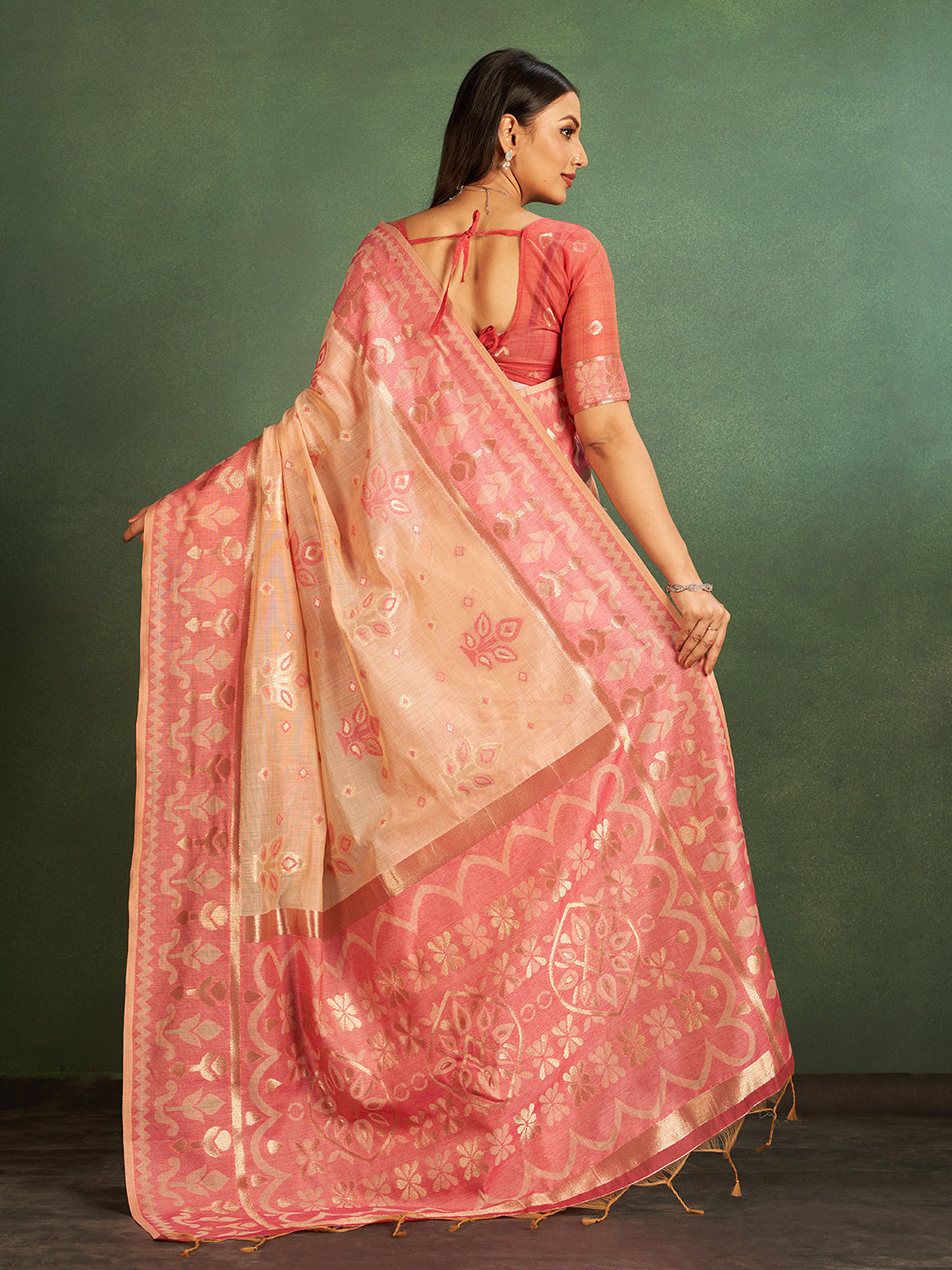 Kalika Cotton in Rose Coral