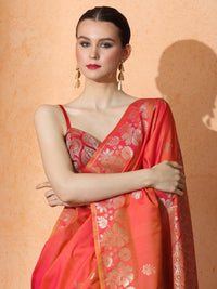 Adah Silk In Orange