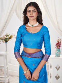 Jamuna Silk in Light Blue