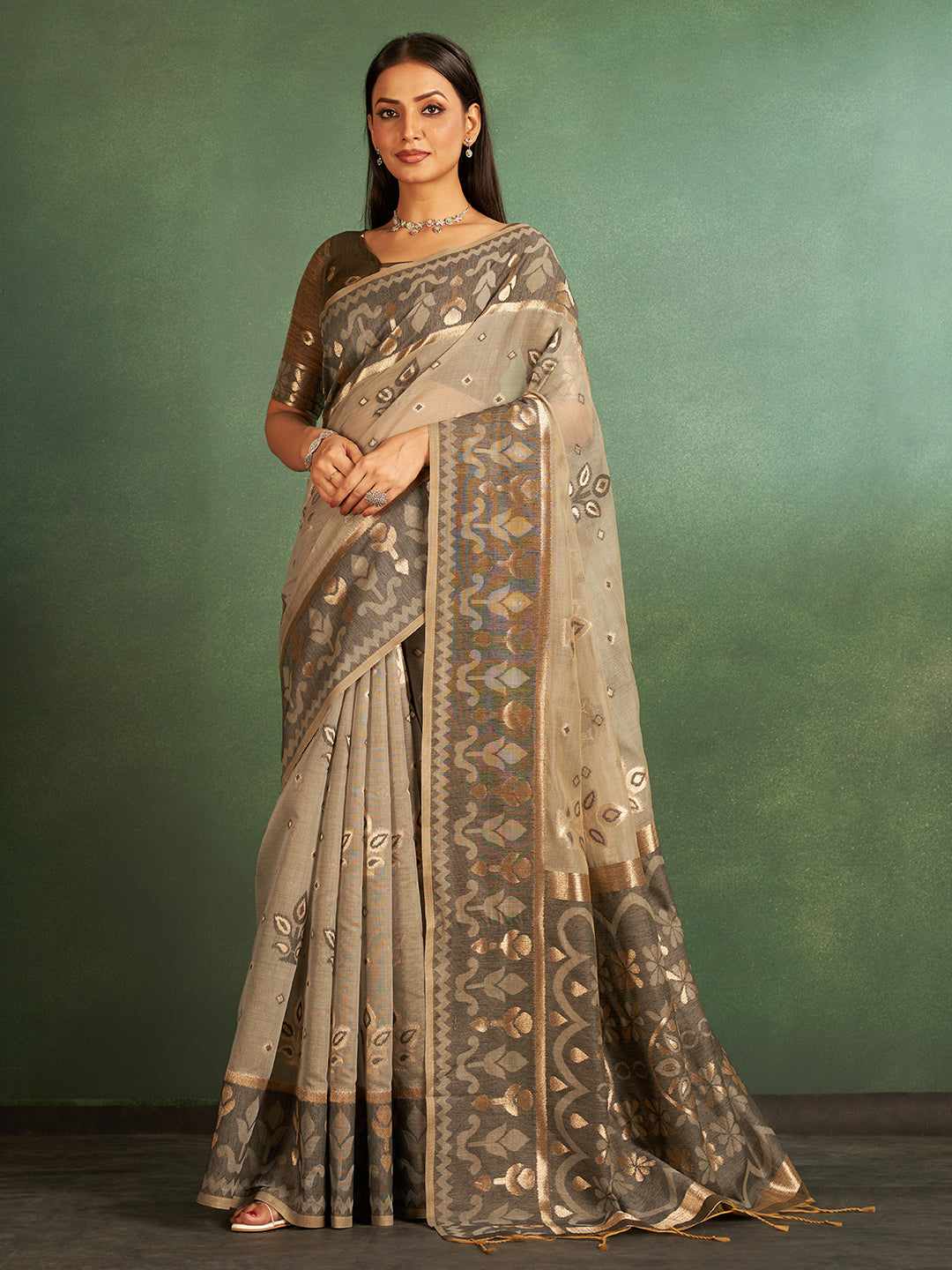 Kalika Cotton in Grey