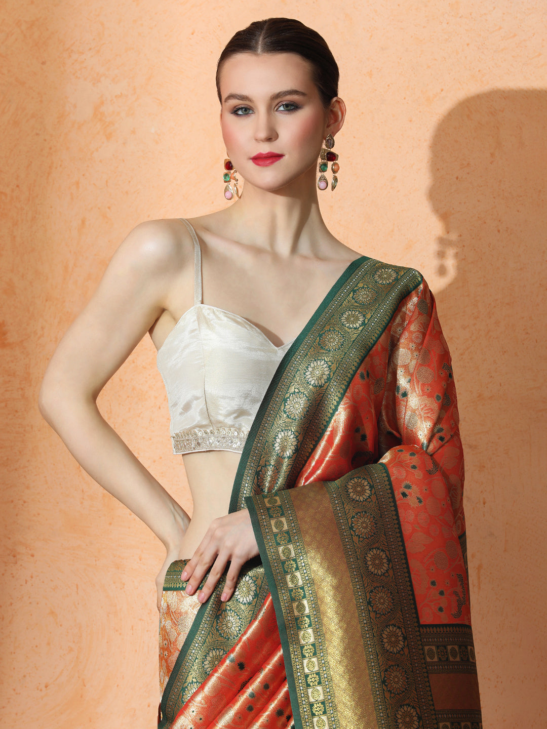 Vasanti Silk in Red