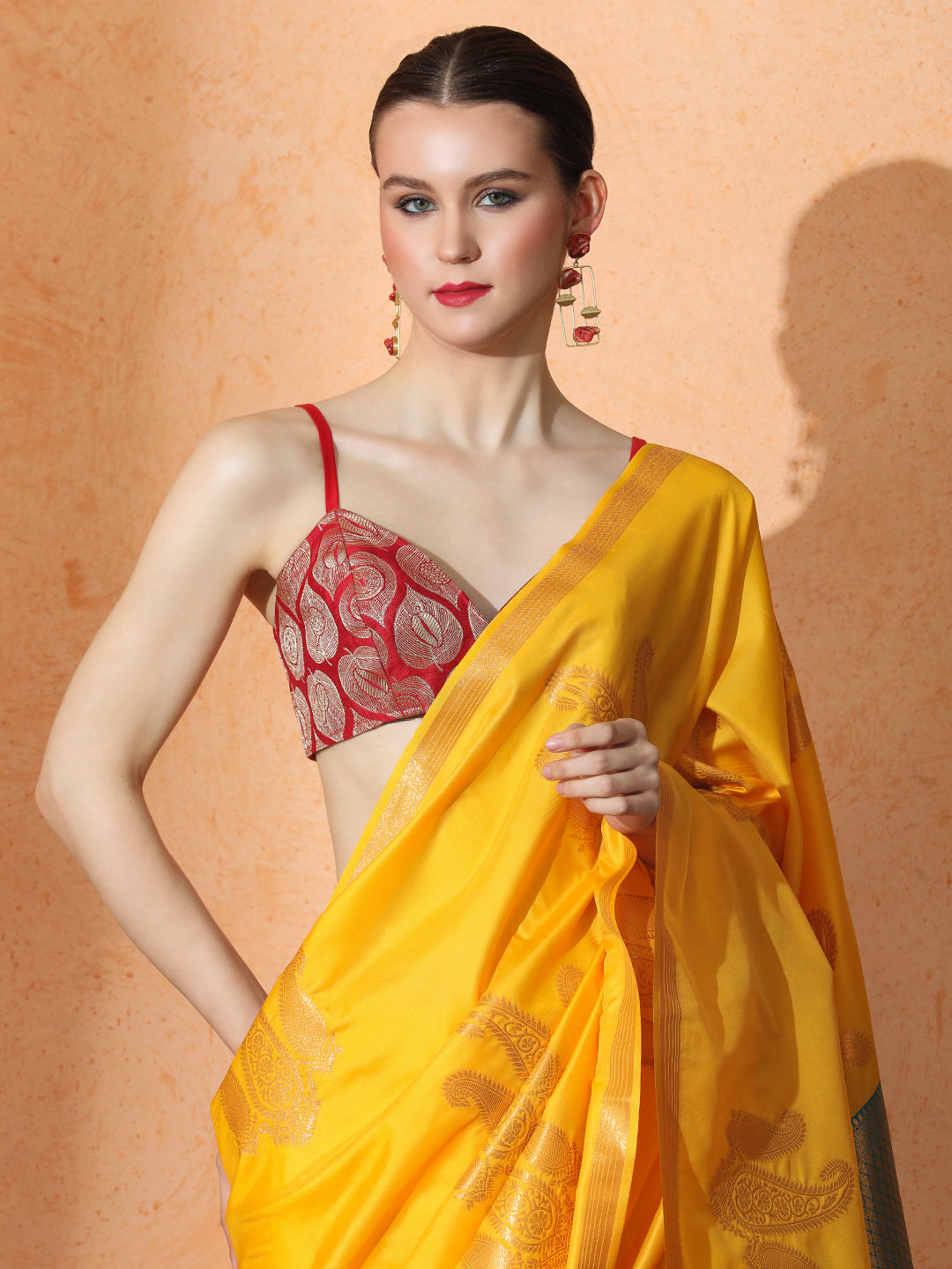 Charita Silk In Yellow