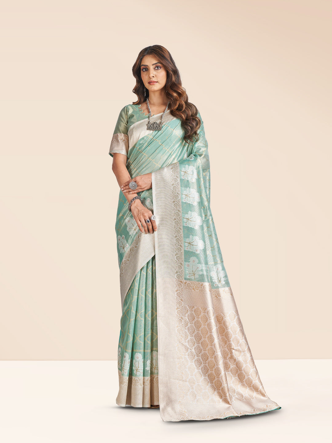 Sannidhi Silk In Bright Green