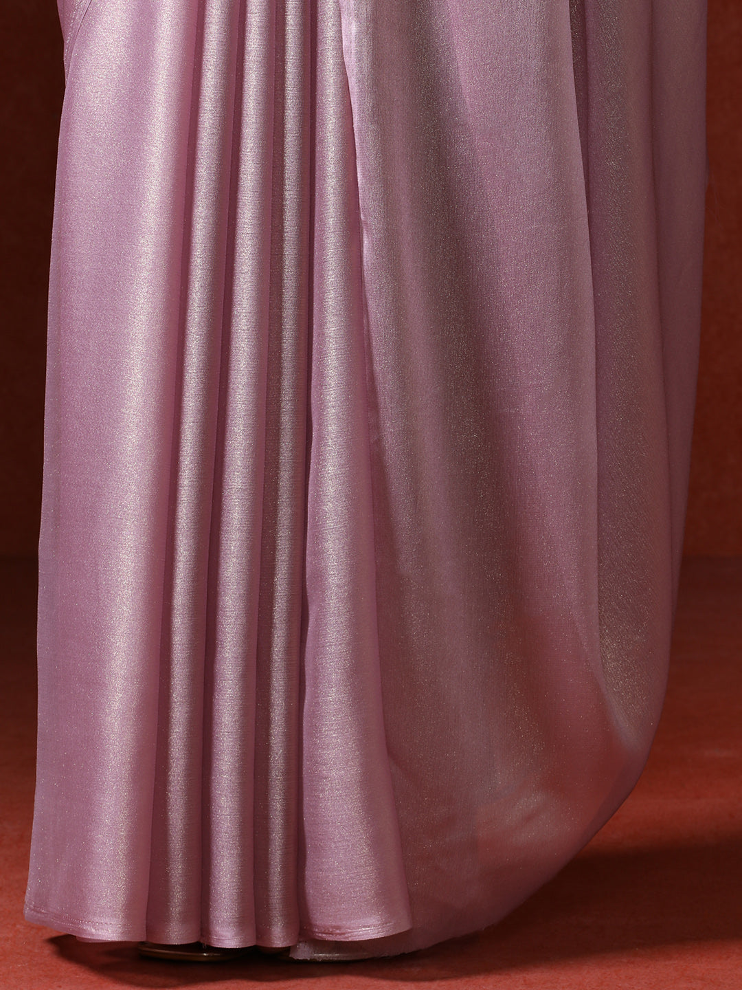 Solid Saree with Blouse Piece in lavender