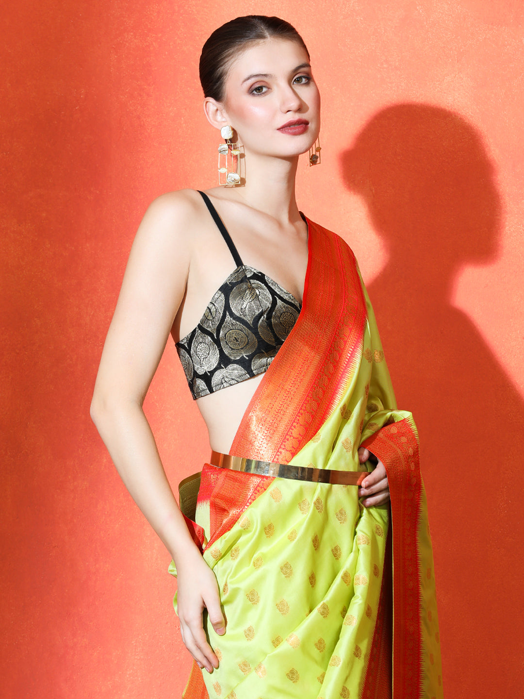 Bhakti Silk in Green