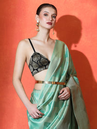 Suvarna Silk in Green