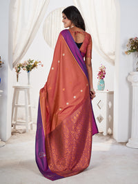 Jamuna Silk in Copper Orange