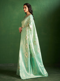 Kalki Silk in Sea Green