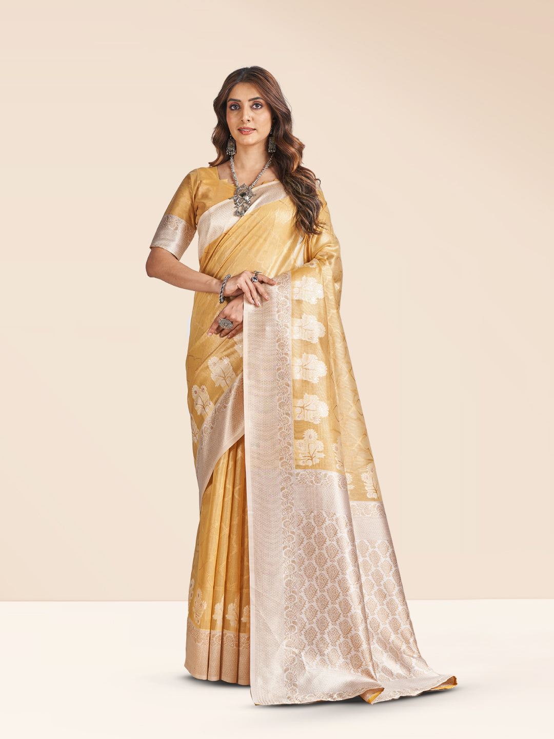 Sannidhi Silk In Yellow