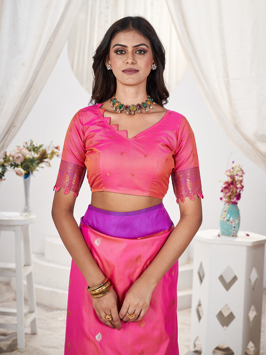 Jamuna Silk in Pink