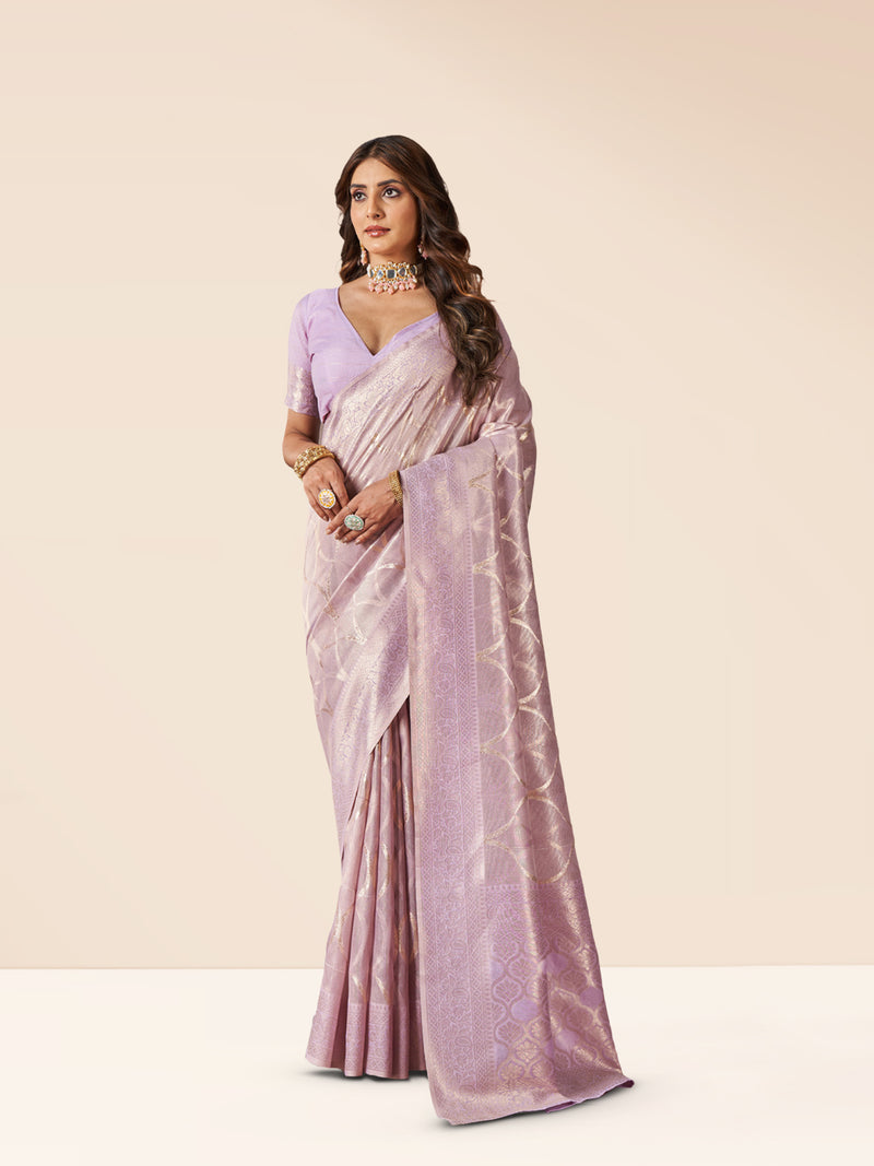 Samiksha Silk in Lilac