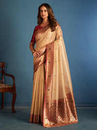 Vamika Silk in Beige