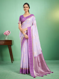 Rohini Cotton In Lavender & Grape Purple