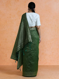 Navriti Cotton in Dark Green