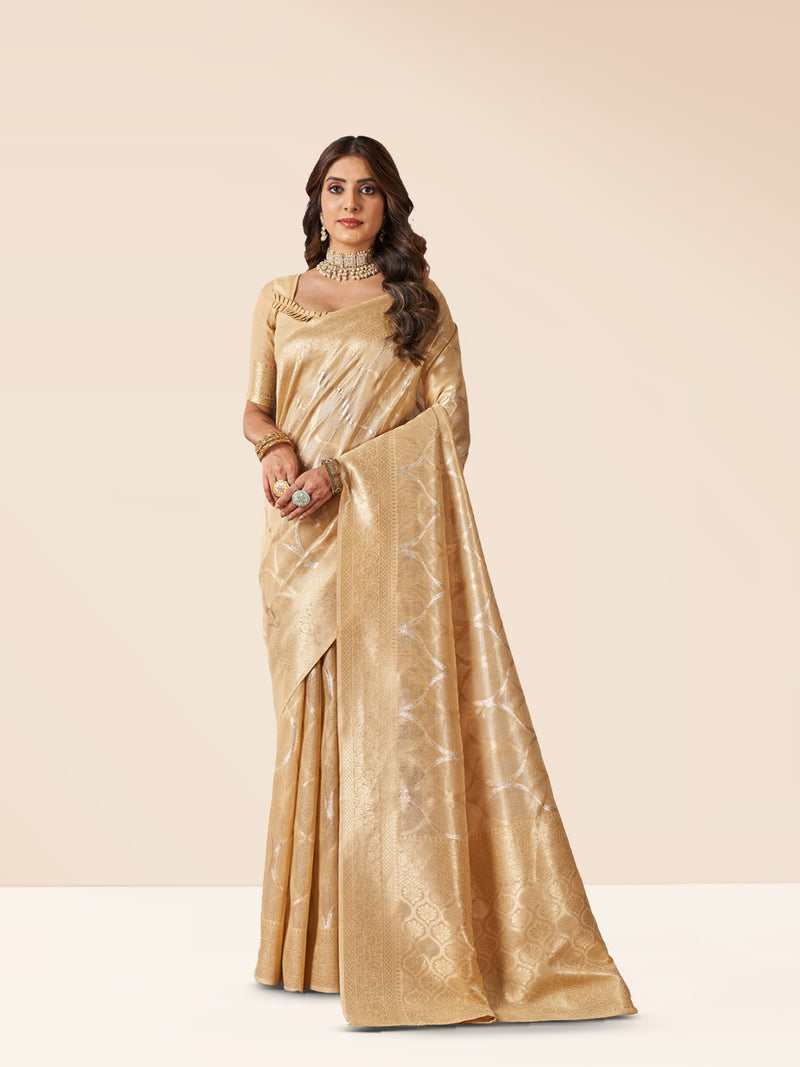 Samiksha Silk in Beige