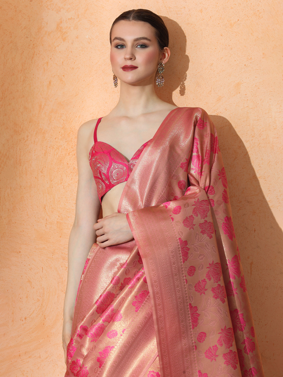 Sarvani Silk In Pink