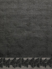 Sarha Woven Design Chanderi Saree in Grey