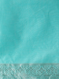 Woven Design Chanderi Cotton Saree in Blue