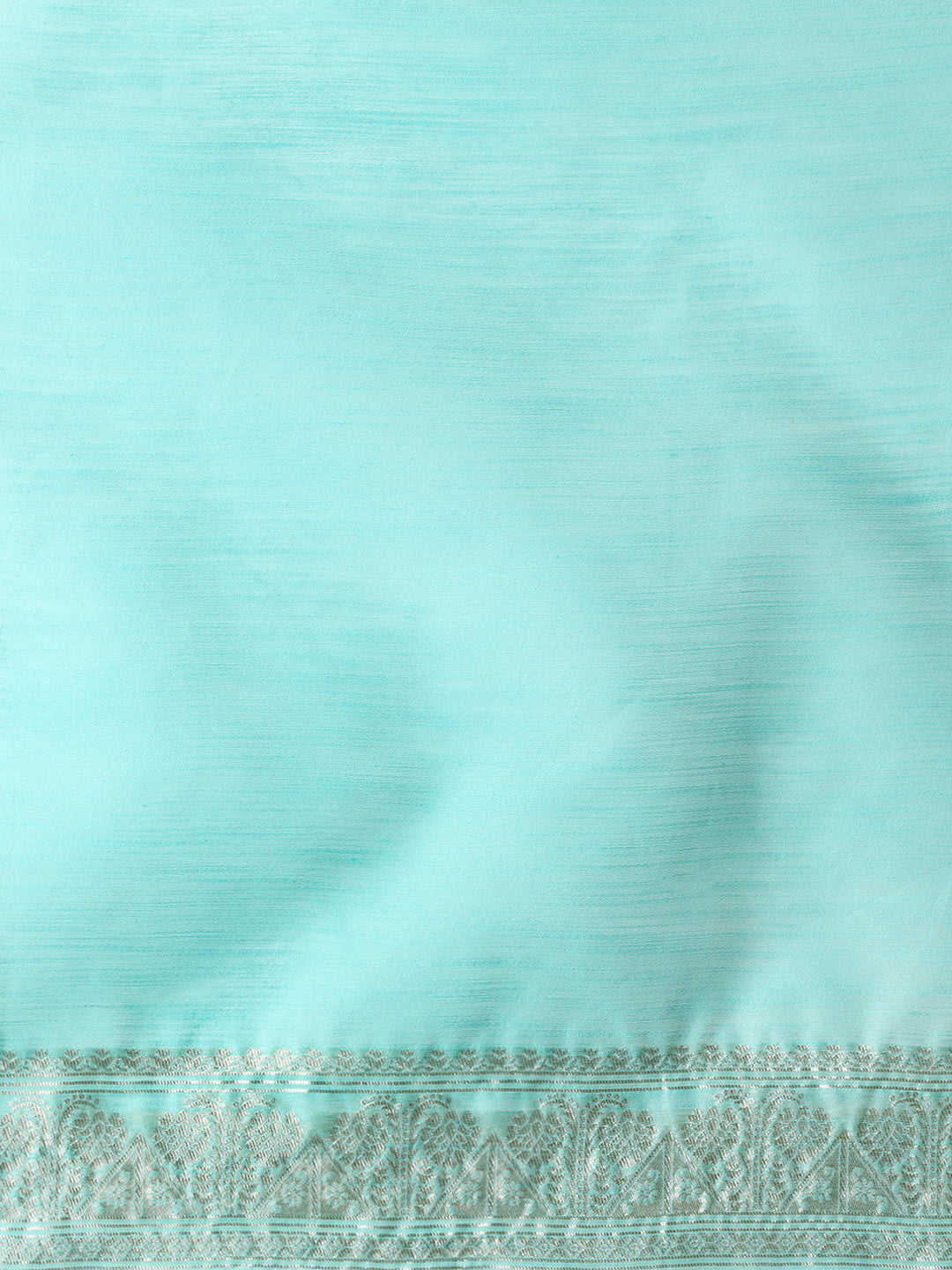 Sarha Floral Motifs Woven Design Zari Chanderi Saree in Light Blue