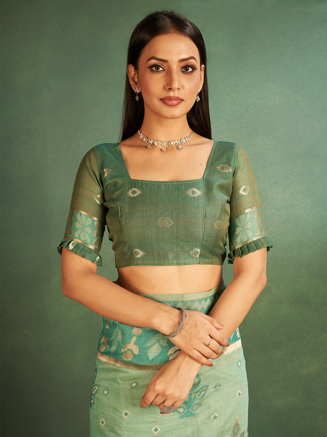 Kalika Cotton in Green