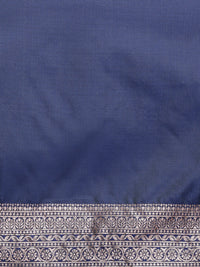 Woven Design Chanderi Cotton Saree in Blue