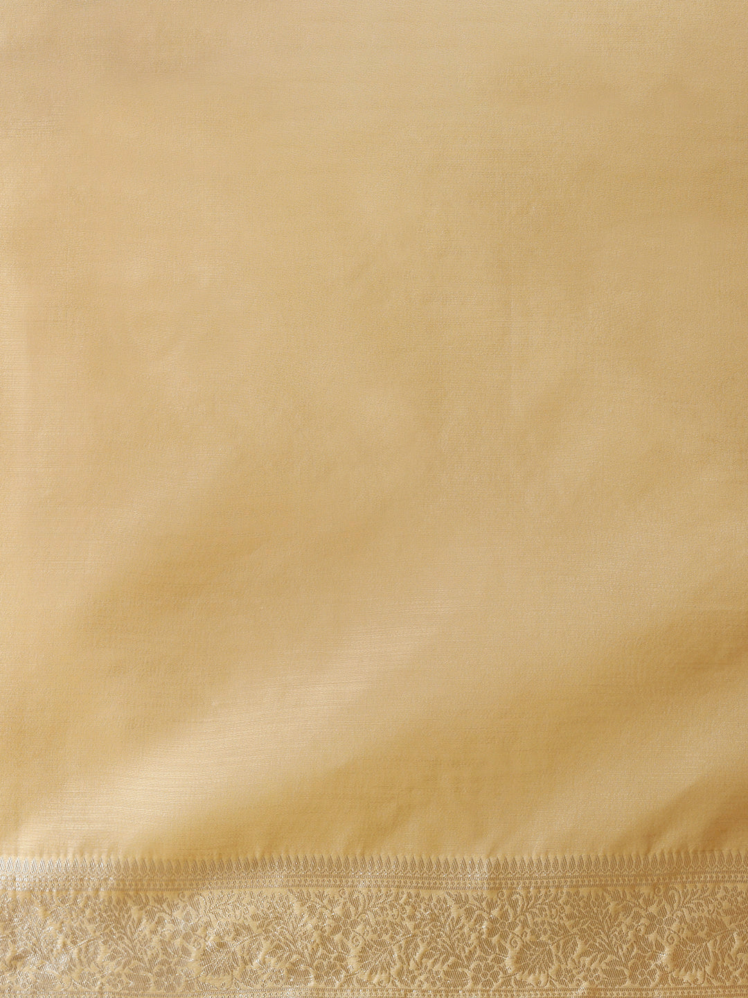 Woven Design Chanderi Cotton Saree in Beige
