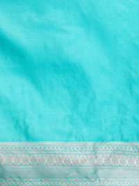 Woven Design Chanderi Cotton Saree in Light Grey