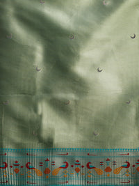 Sarha Ethnic Motifs Woven Design Banarasi Saree in Yellow