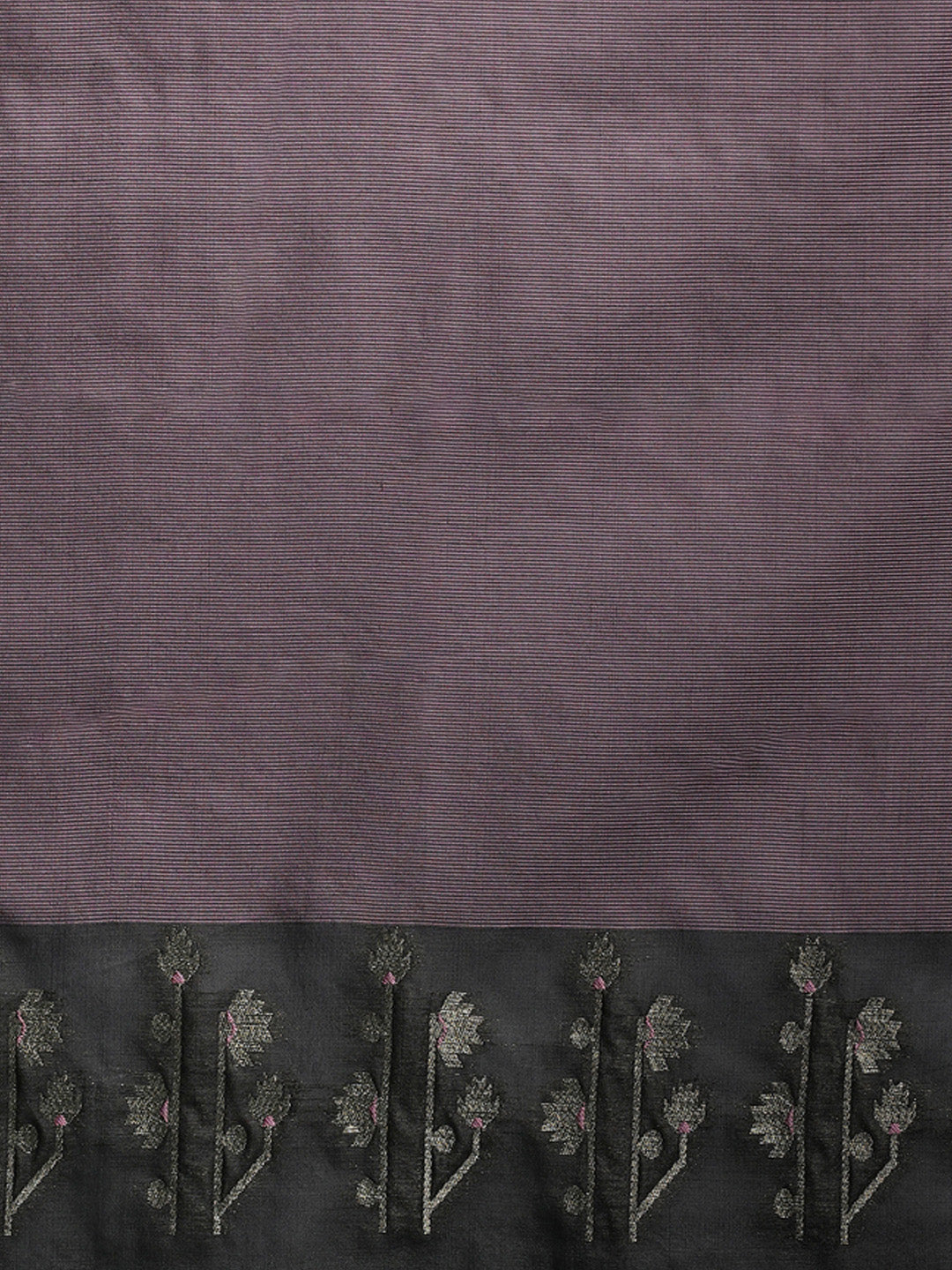 Sarha Woven Design Zari Muga Saree in Grey