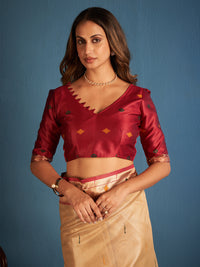 Vamika Silk in Beige