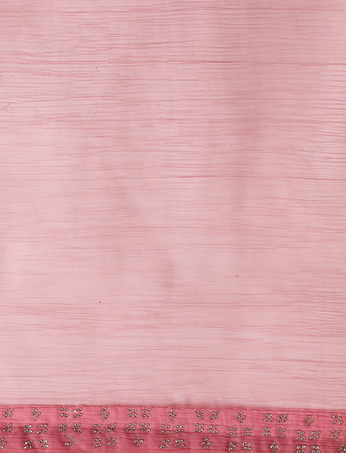 Floral Embellished Chiffon Saree With Unstitched Blouse in Pink