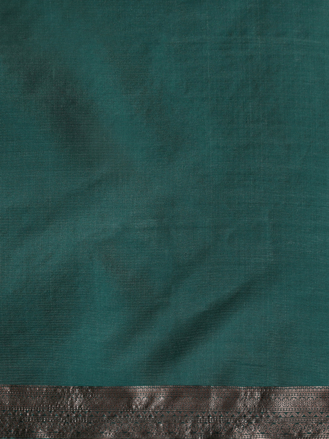 Woven Design Chanderi Cotton Saree in Green