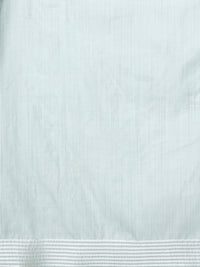 Handloom Geometric Woven Design Chanderi Saree in blue