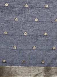 Floral Embellished Embroidered Chanderi Saree in pink