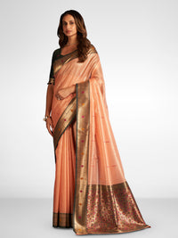 Vamika Silk in Peach