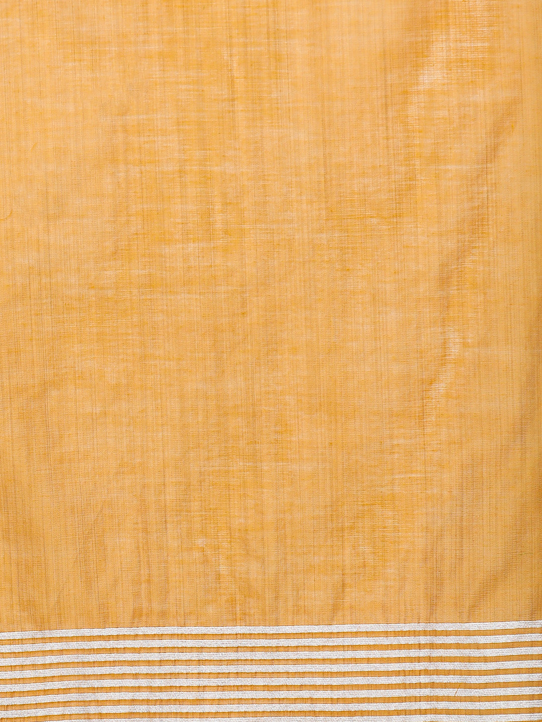 Handloom Geometric Woven Design Chanderi Saree in yellow