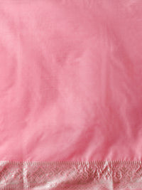 Woven Design Chanderi Cotton Saree in Pink