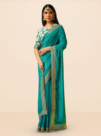 Gulaab in Turquoise Green