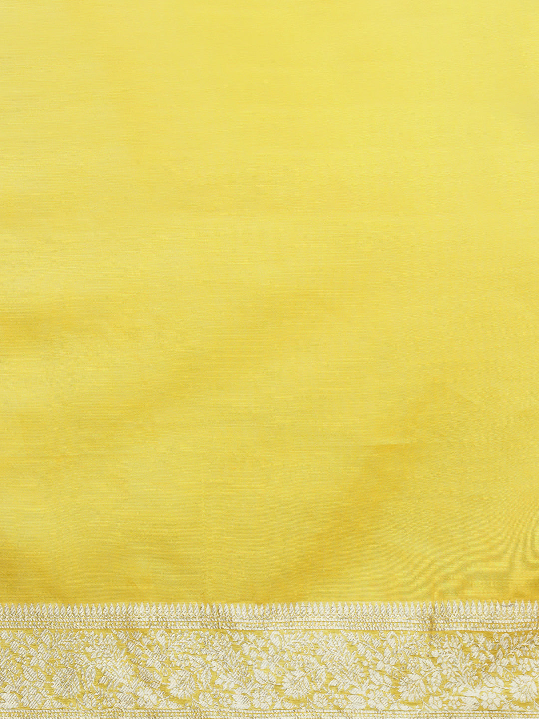 Woven Design Chanderi Cotton Saree in Yellow