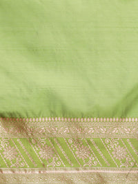 Woven Design Chanderi Cotton Saree in Cream