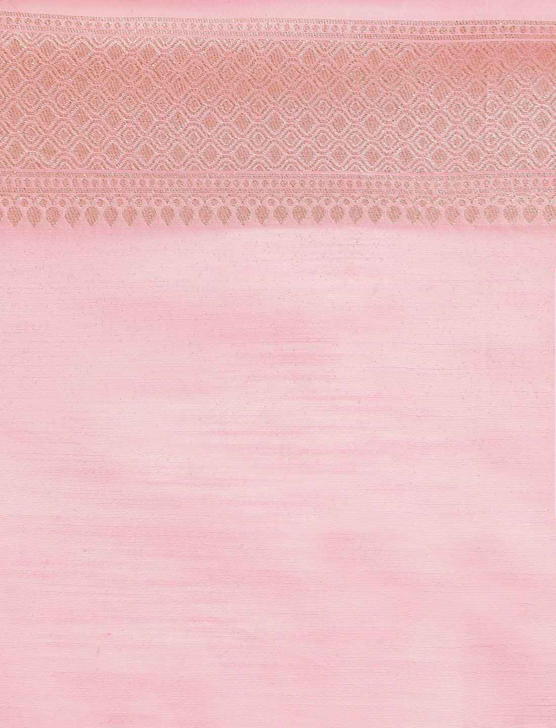 Ethnic Motifs Woven Design Muga Saree in Pink