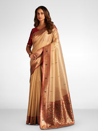 Vamika Silk in Beige