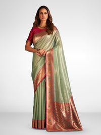 Vamika Silk in Light Green